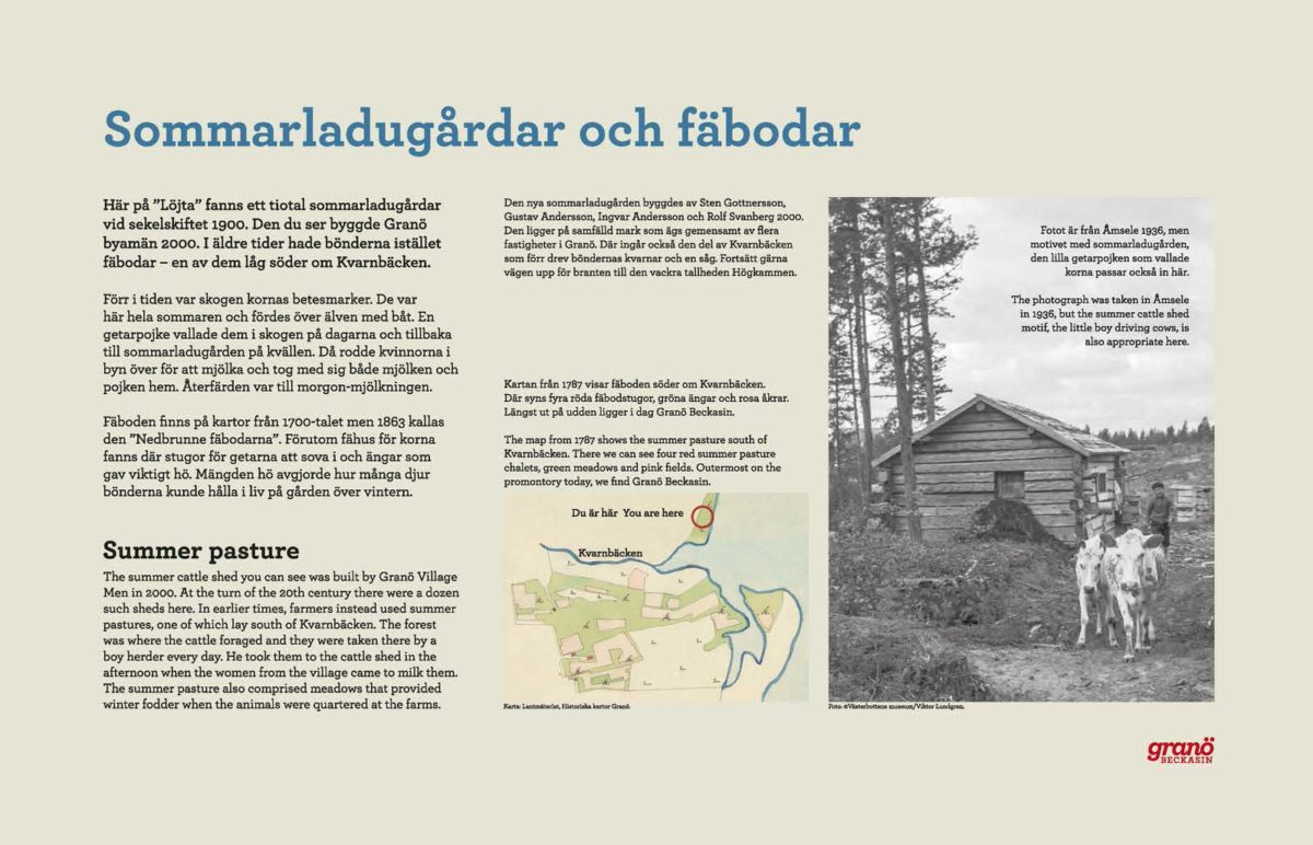 Skylt_Granö Beckasin_sommarladugårdar_op_m